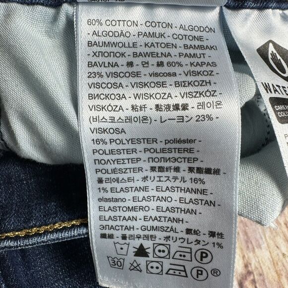 Levi's 721 HIGH RISE SKINNY Womens Size 31 Blue Jeans Denim Pants 30x27.5 - Picture 10 of 11